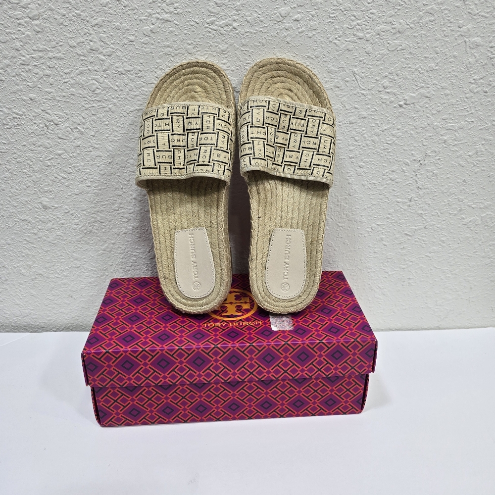 ❌️SOLD❌️Tory Burch Women's Woven Espadrille Slide